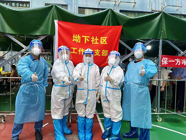 成立四支抗疫先锋队冲锋在前，罗湖区pg电子81人次党员干部下沉社区护家园5副.png