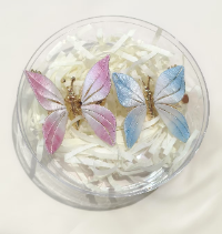 图：非遗缠花作品展示